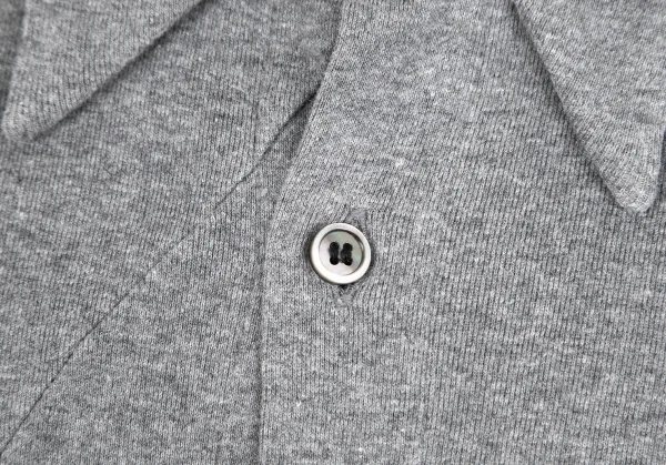 トリコ コムデギャルソンtricot COMME des GARCONS 切替デザイン衿付き半袖シャツ グレーM位 K-84190_004