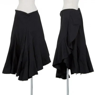 ジュンヤワタナベ コムデギャルソンJUNYA WATANABE COMME des GARCONS切替デザイン製品洗いコットンスカート