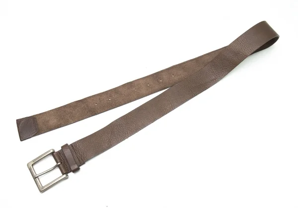 ジジリgigli レザーワイドベルト 茶 K-84312_002