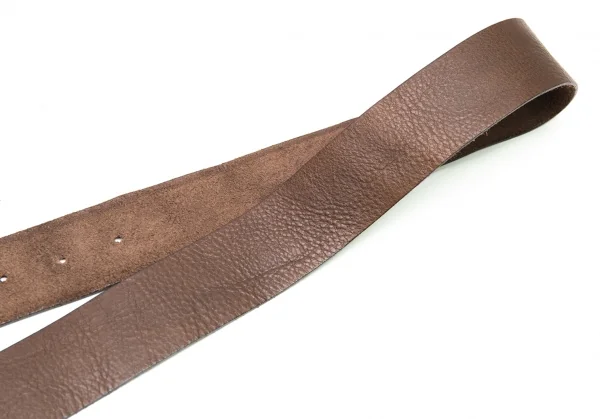 ジジリgigli レザーワイドベルト 茶 K-84312_003