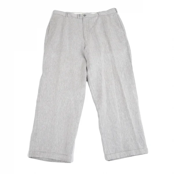 Papas Linen Pants Grey XL K-84339_001