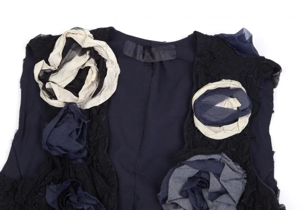 コムコム コムデギャルソンCOMME des GARCONS チュールコサージュ装飾