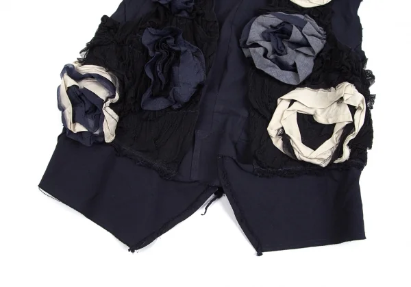 コムコム コムデギャルソンCOMME des GARCONS チュールコサージュ装飾