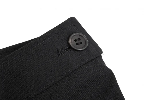 イッセイミヤケ ホワイトレーベルISSEY MIYAKE WHITELABEL ポリストレッチワイドパンツ 黒2 K-84412_003