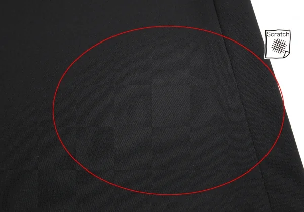 イッセイミヤケ ホワイトレーベルISSEY MIYAKE WHITELABEL ポリストレッチワイドパンツ 黒2 K-84412_006