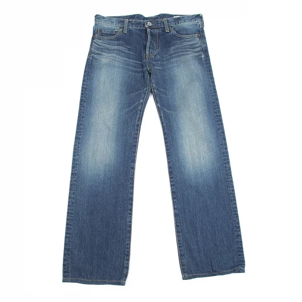 イッセイミヤケISSEY MIYAKE ウォッシュストレートデニムパンツ インディゴ2 K-84413_001