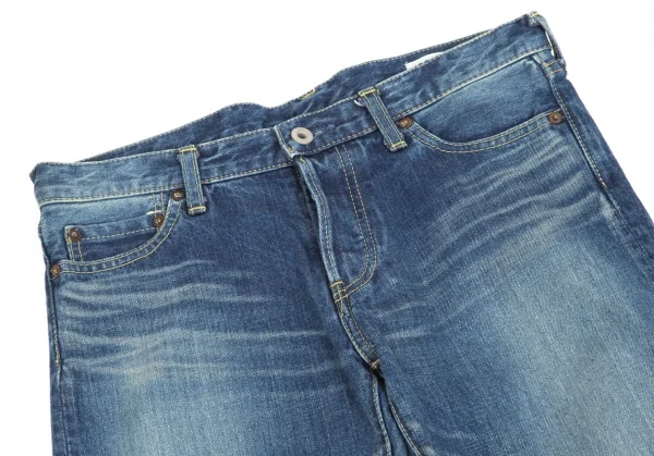 イッセイミヤケISSEY MIYAKE ウォッシュストレートデニムパンツ インディゴ2 K-84413_002