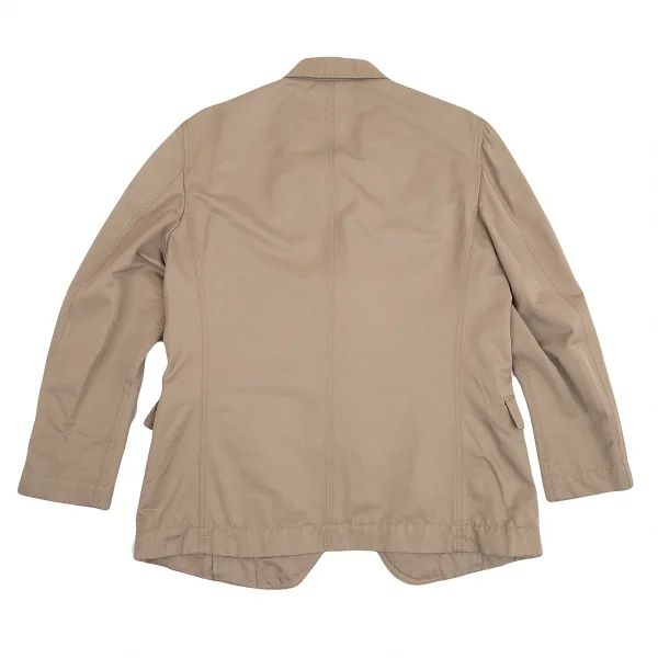 イッセイミヤケ メンISSEY MIYAKE MEN コットンナイロンステッチジャケット ベージュ1 K-84428_010