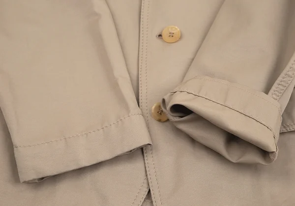 イッセイミヤケ メンISSEY MIYAKE MEN コットンナイロンステッチジャケット ベージュ1 K-84428_006