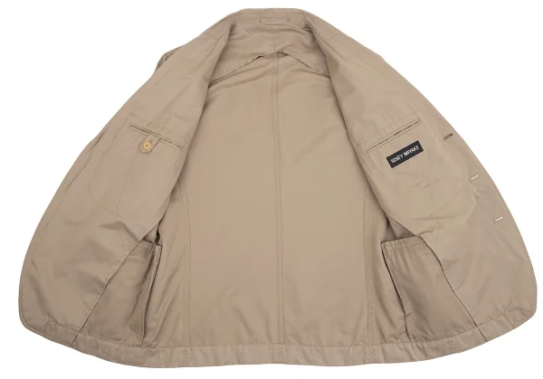 イッセイミヤケ メンISSEY MIYAKE MEN コットンナイロンステッチジャケット ベージュ1 K-84428_009