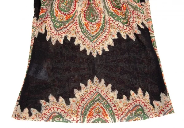 ジャンポールゴルチエJean Paul GAULTIER プリントパワーネットケープカットソー ベージュ40 K-84469_008