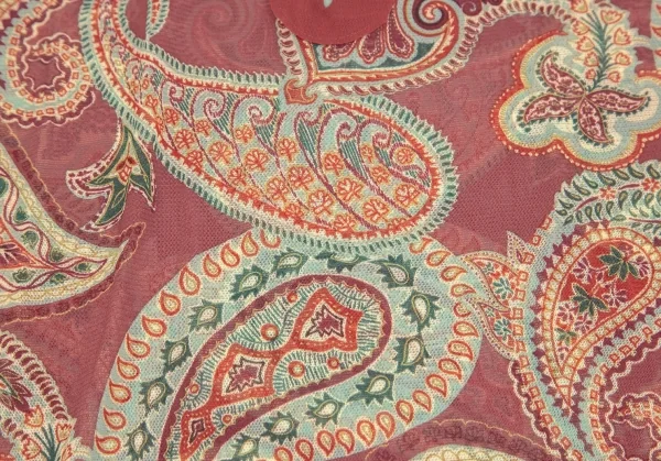 ヴィヴィアンタムVIVIENNETAM ペイズリープリントパワーネットスキッパー レンガ0 K-84473_009