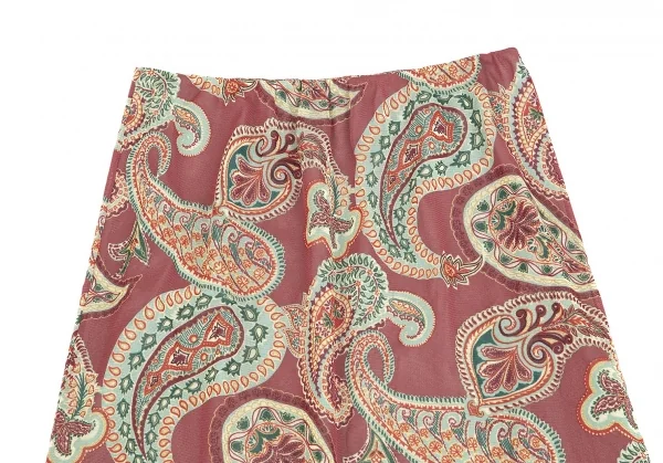 ヴィヴィアンタムVIVIENNETAM ペイズリープリントパワーネットスカート レンガ0 K-84474_003