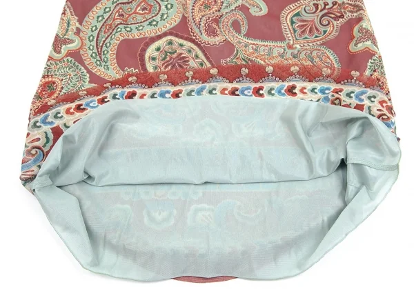 ヴィヴィアンタムVIVIENNETAM ペイズリープリントパワーネットスカート レンガ0 K-84474_007