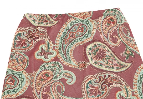 ヴィヴィアンタムVIVIENNETAM ペイズリープリントパワーネットスカート レンガ0 K-84474_009