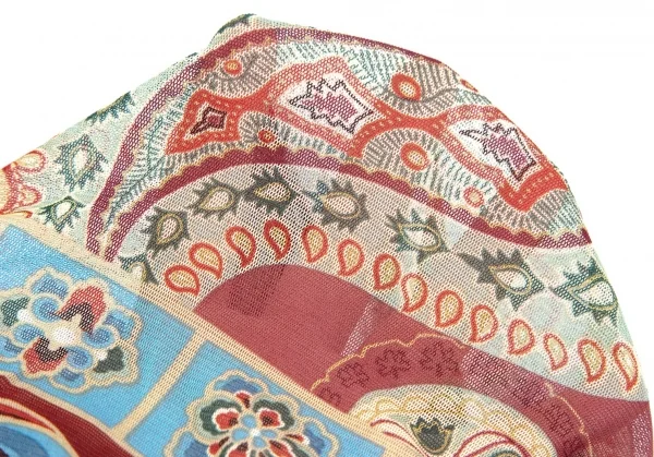 ヴィヴィアンタムVIVIENNETAM ペイズリープリントパワーネットセットアップスーツ レンガ0 K-84475_010