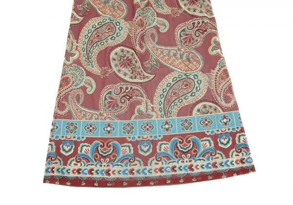 ヴィヴィアンタムVIVIENNETAM ペイズリープリントパワーネットセットアップスーツ レンガ0 K-84475_015