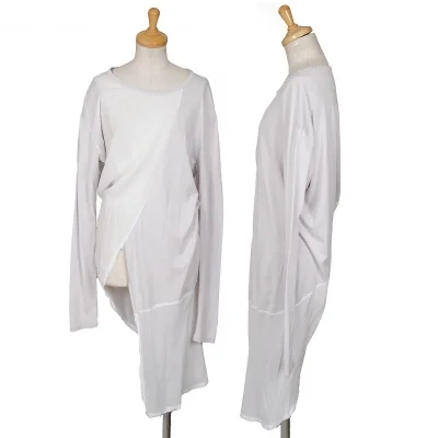 グラウンド ワイGround Y  アシンメトリー切替カットソー