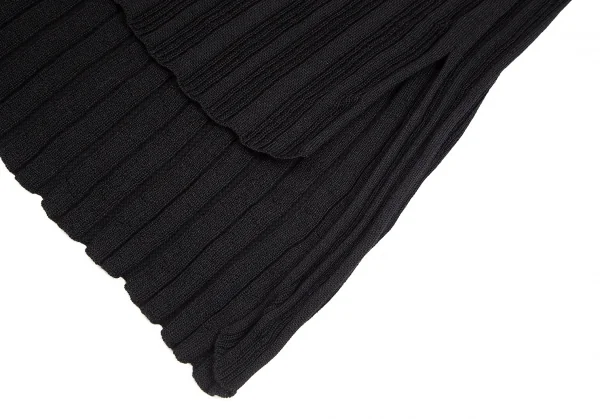 ヨウジヤマモト ファムYohji Yamamoto ラグネ キカスRAGNE KIKAS レーヨンニットデザインノースリーブ 黒2 K-84542_009