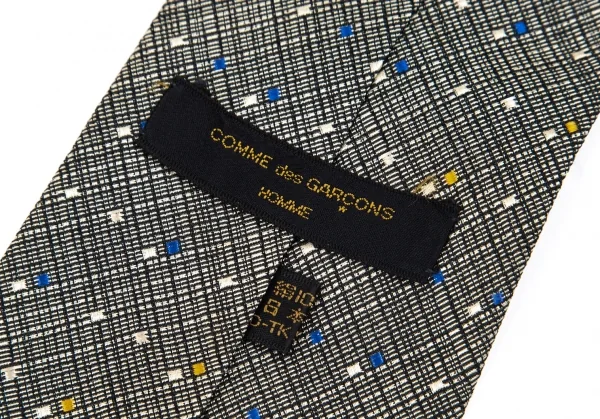 コムデギャルソン オムCOMME des GARCONS HOMME シルク織り柄ネクタイ グレー K-84620_008
