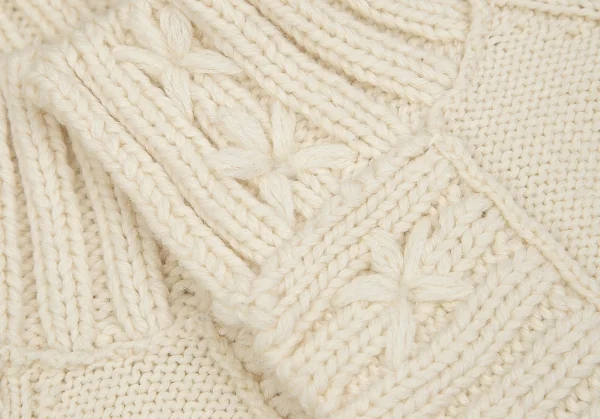 リミフゥLIMI feu ウールローゲージニットジャケット クリームS K-84632_004