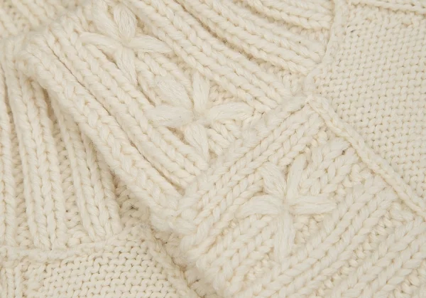 リミフゥLIMI feu ウールローゲージニットジャケット クリームS K-84632_005