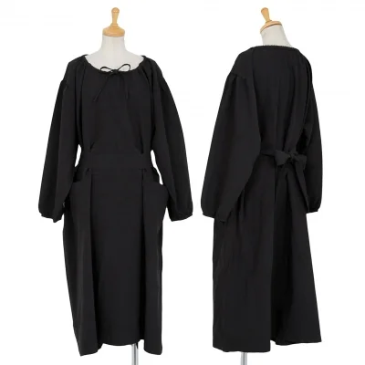 コムデギャルソン ガールCOMME des GARCONS GIRL エステル割烹着デザインワンピース