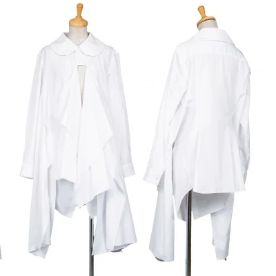 コムデギャルソンCOMME des GARCONS カッティングデザインラウンドカラーブラウス