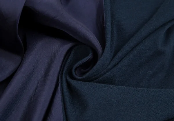 サカイラックsacai luck キュプラ切替フレンチスリーブカットソー 紺1 K-84710_012