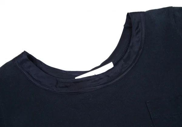 サカイラックsacai luck キュプラ切替フレンチスリーブカットソー 紺1 K-84710_004
