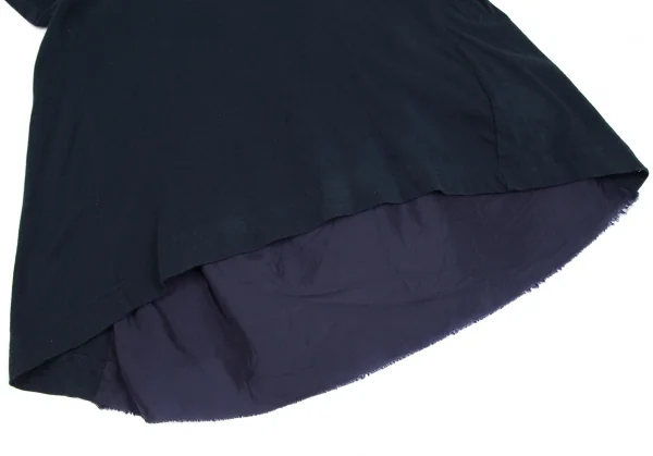 サカイラックsacai luck キュプラ切替フレンチスリーブカットソー 紺1 K-84710_007