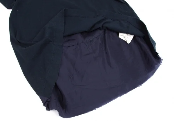 サカイラックsacai luck キュプラ切替フレンチスリーブカットソー 紺1 K-84710_008