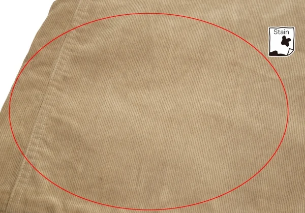 パパスPapas コーデュロイ裏ネルチェック中綿ジャケット ベージュL K-84712_018