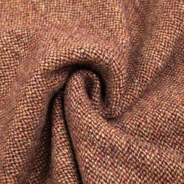 パパスPapas ハリスツイード2Bジャケット 赤ベージュM46 K-84715_014