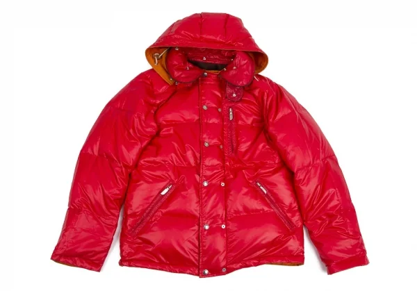 ジュンヤワタナベマン コムデギャルソン×ノースフェイス eYe JUNYA WATANABE MAN COMME des GARCONSリバーシブルダウンジャケット オレンジ赤M K-84729_010