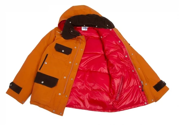 ジュンヤワタナベマン コムデギャルソン×ノースフェイス eYe JUNYA WATANABE MAN COMME des GARCONSリバーシブルダウンジャケット オレンジ赤M K-84729_009