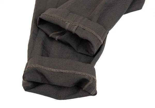 コムデギャルソン オムプリュスCOMME des GARCONS HOMME PLUS 製品染めリネン混ポリポケットデザインセットアップスーツ チャコールカーキXS K-84782_016