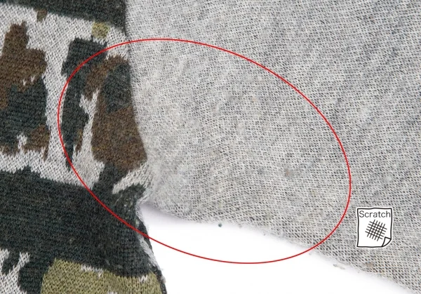 ホワイトマウンテニアリングWhite Mountaineering ウールカモフラ柄ニットカーディガン 緑グレー0 K-84804_004