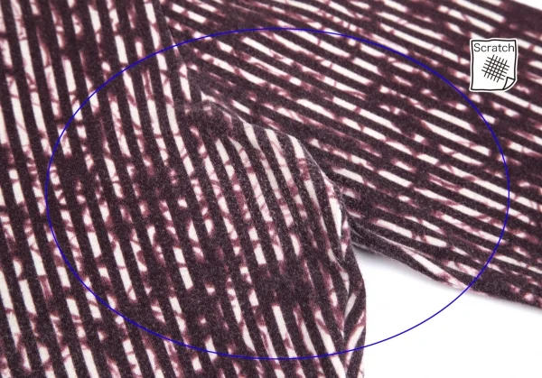 ジャンポールゴルチエ ファムJean Paul GAULTIER FEMME コットンポリストレッチグラフィックストライプカットソー 紫40 K-84824_004