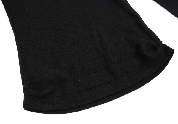 ジャンポールゴルチエ クラシックJean Paul GAULTIER CLASSIQUE つまみデザインタートルネックニット 黒40 K-84923_011