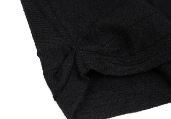 ジャンポールゴルチエ クラシックJean Paul GAULTIER CLASSIQUE つまみデザインタートルネックニット 黒40 K-84923_012