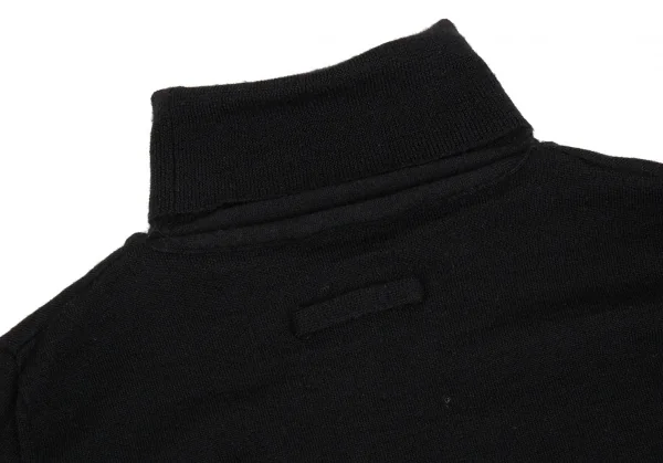 ジャンポールゴルチエ クラシックJean Paul GAULTIER CLASSIQUE つまみデザインタートルネックニット 黒40 K-84923_015