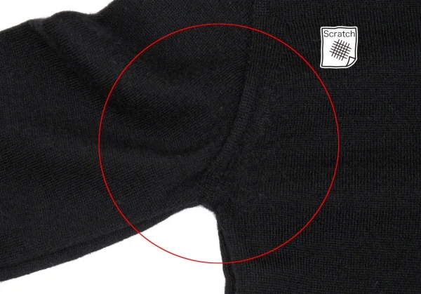 ジャンポールゴルチエ クラシックJean Paul GAULTIER CLASSIQUE つまみデザインタートルネックニット 黒40 K-84923_005