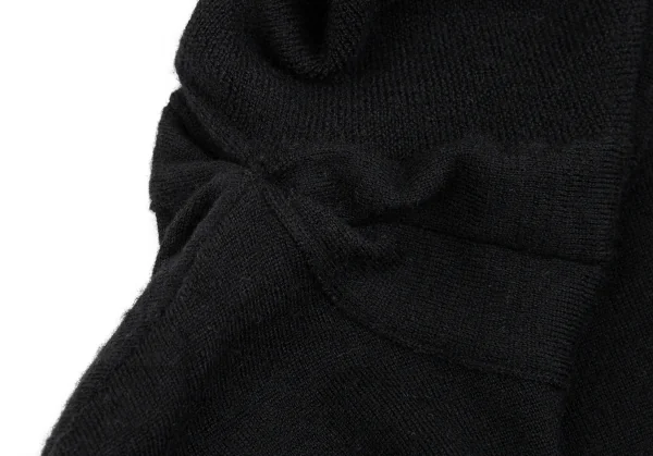 ジャンポールゴルチエ クラシックJean Paul GAULTIER CLASSIQUE つまみデザインタートルネックニット 黒40 K-84923_008