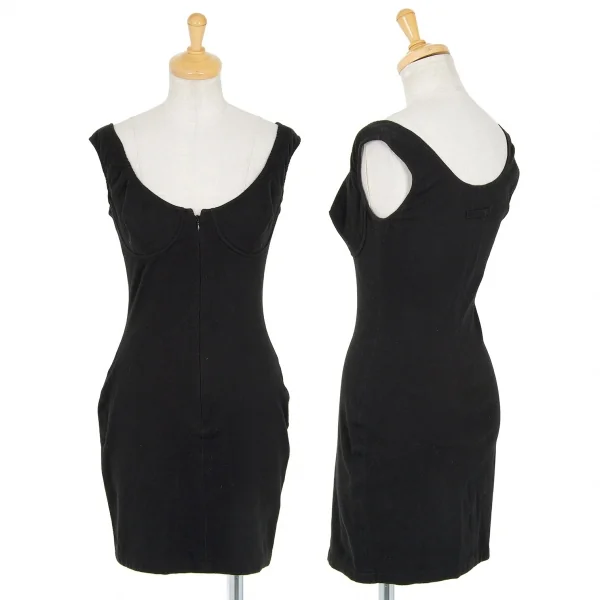ジャンポールゴルチエ ファムJean Paul GAULTIER FEMME ボンテージデザインカットソーキャミソール 黒40 K-84950_001