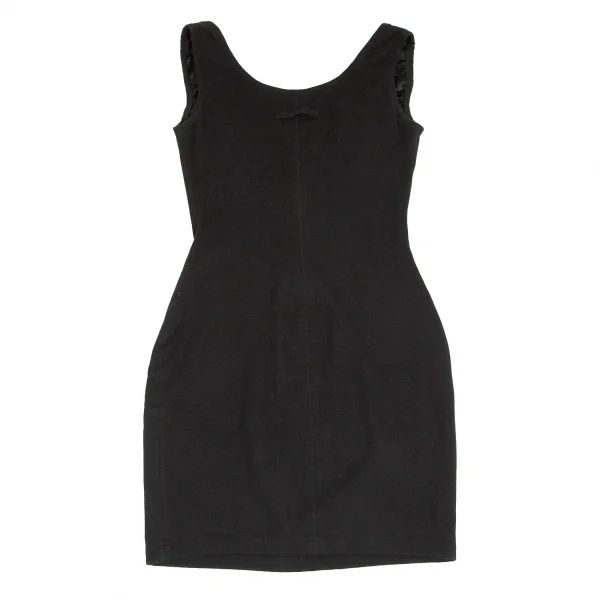 ジャンポールゴルチエ ファムJean Paul GAULTIER FEMME ボンテージデザインカットソーキャミソール 黒40 K-84950_010