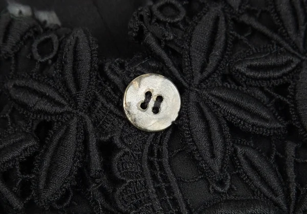 コムデギャルソンCOMME des GARCONS レースデザインジャケット 黒L K-84957_005