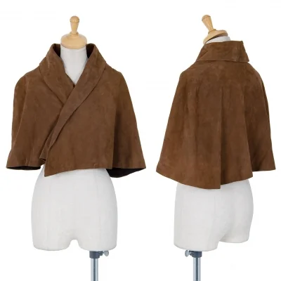 ヨウジヤマモト ファムYohji Yamamoto FEMME スウェードポンチョ