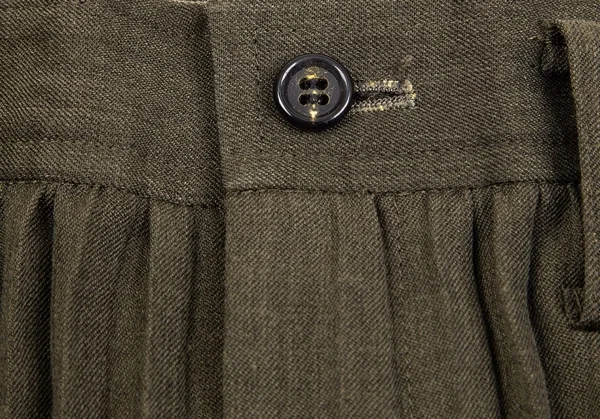 コムデギャルソンCOMME des GARCONSエステルウールフェードプリーツハーフパンツ カーキM K-85020_005