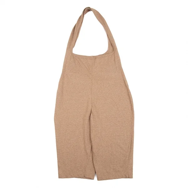 コムデギャルソンCOMME des GARCONSコットン天竺ホルターネックサロペット キャメルM K-85023_002